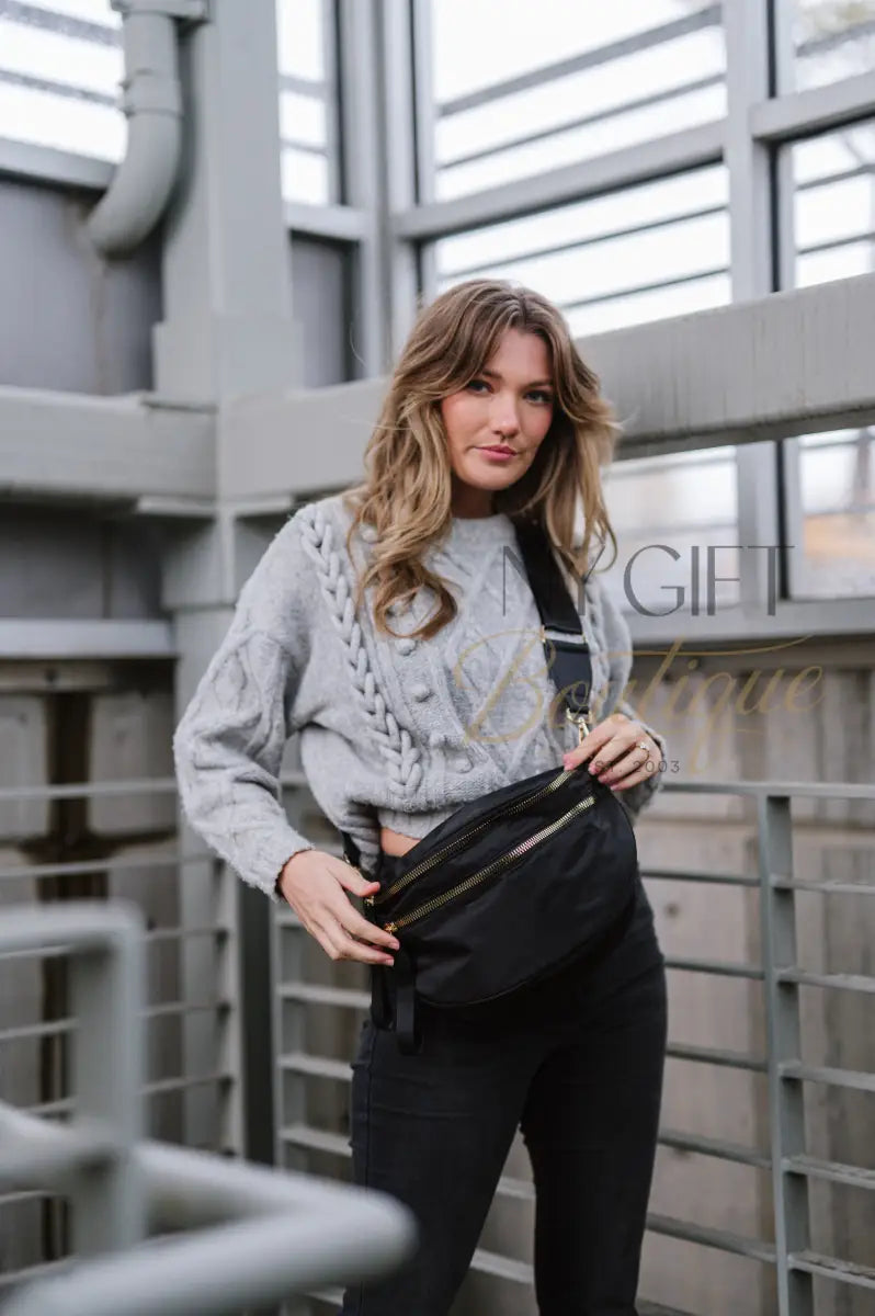 Farah Fanny Bum Bag - Black Fanny Packs