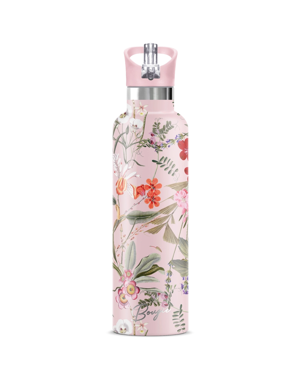 Les Pritemps Spring Floral 25 oz Insulated Water Bottle