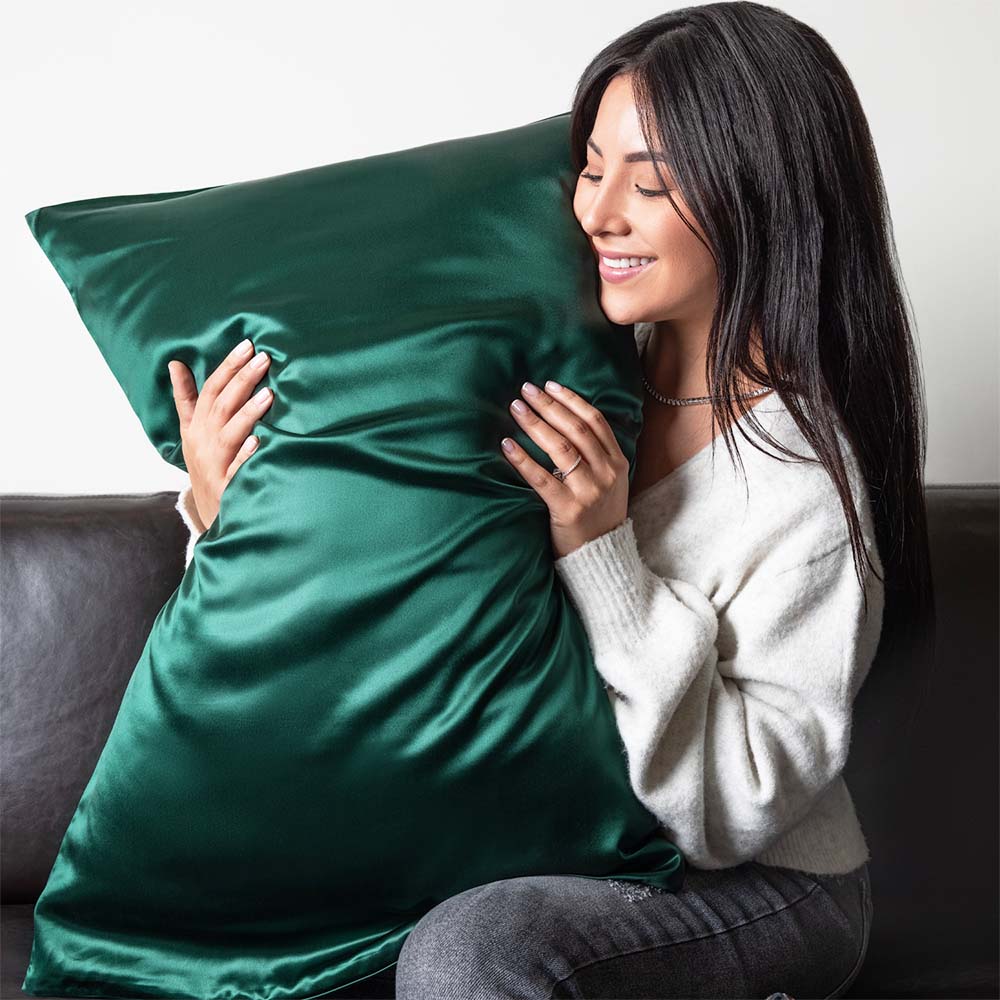 Silk Pillowcase - Emerald