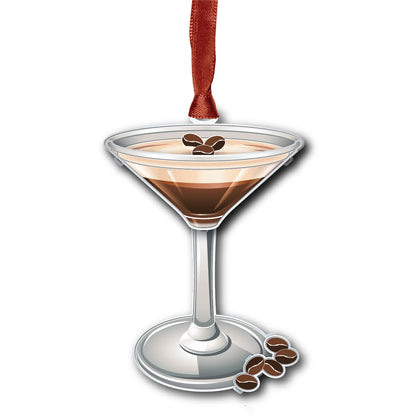 Espresso Martini Brass Ornament