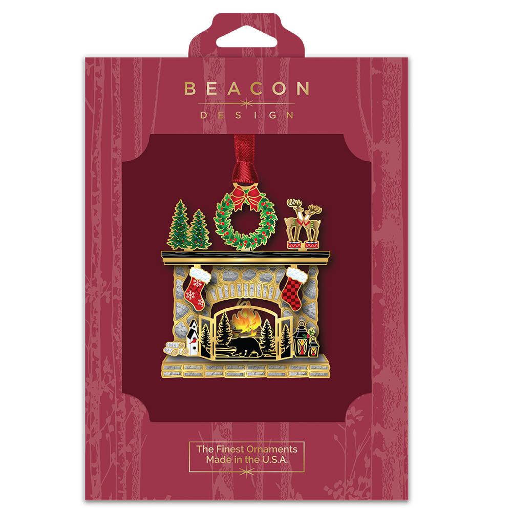 Woodland Fireplace Brass Ornament