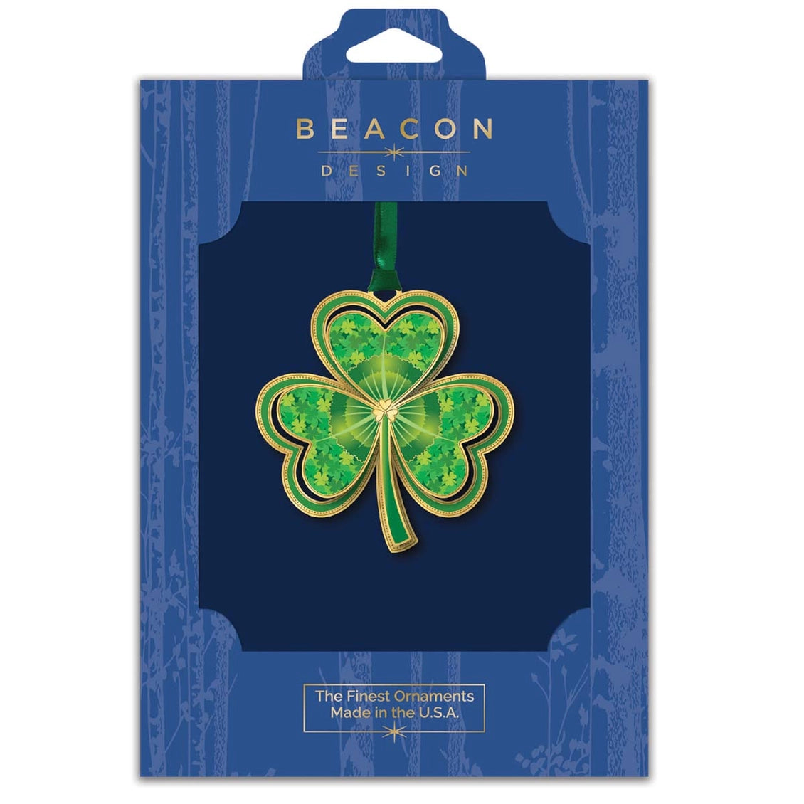 Shamrock Brass Ornament