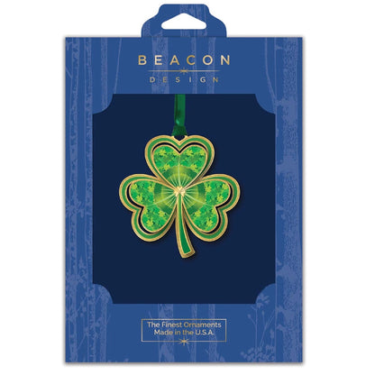 Shamrock Brass Ornament