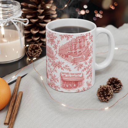 Park Slope Toile De Jouy Chinoiserie Ceramic Mug