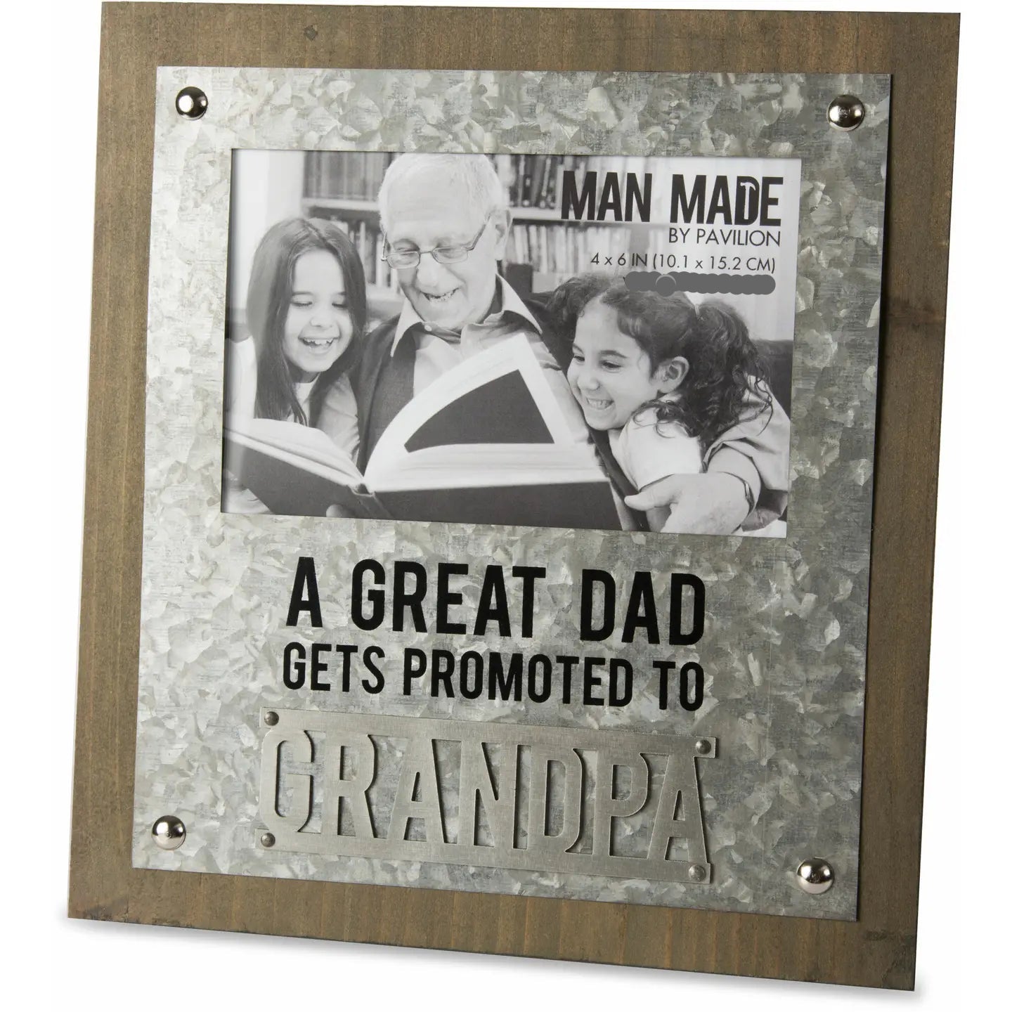 Promoted to Grandpa - 4" X 6" Photo Frame