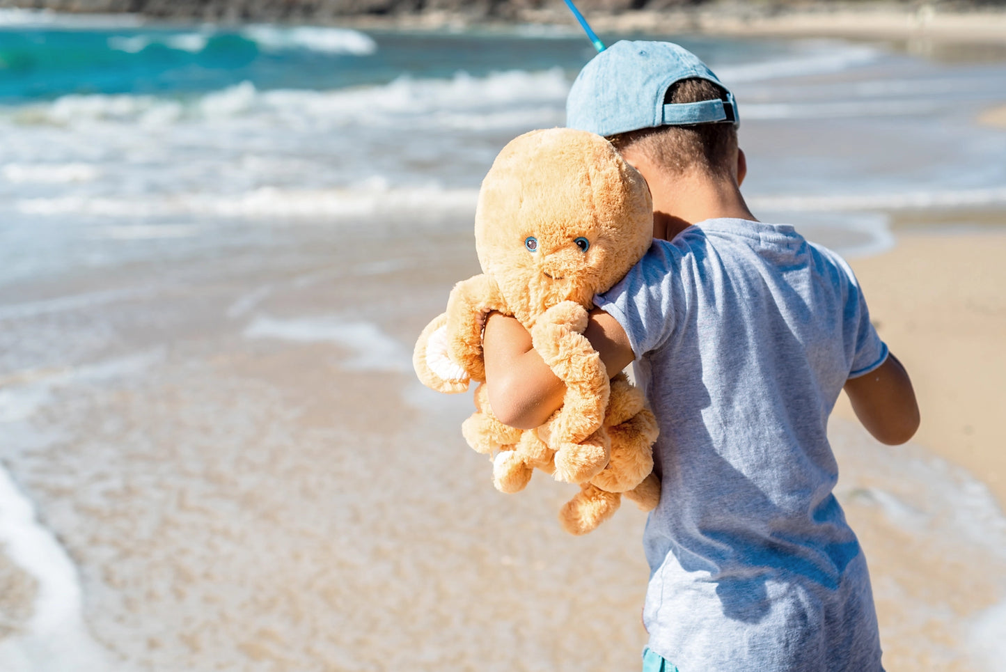 Ollie Octopus Gold Soft Toy 15"