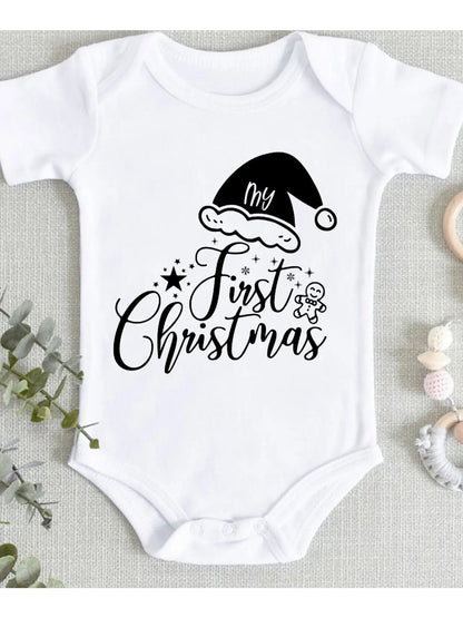 My First Christmas Baby Bodysuit