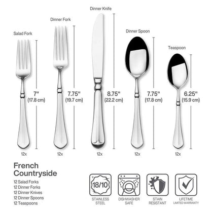 Mikasa French Countryside 18.10 65Pc Set Service For 12