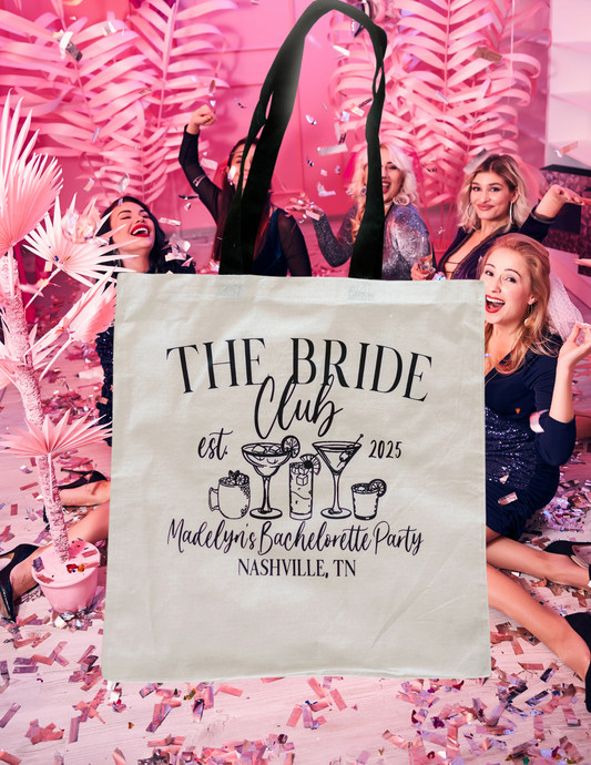 Bride/Bachelorette Party Tote Bags