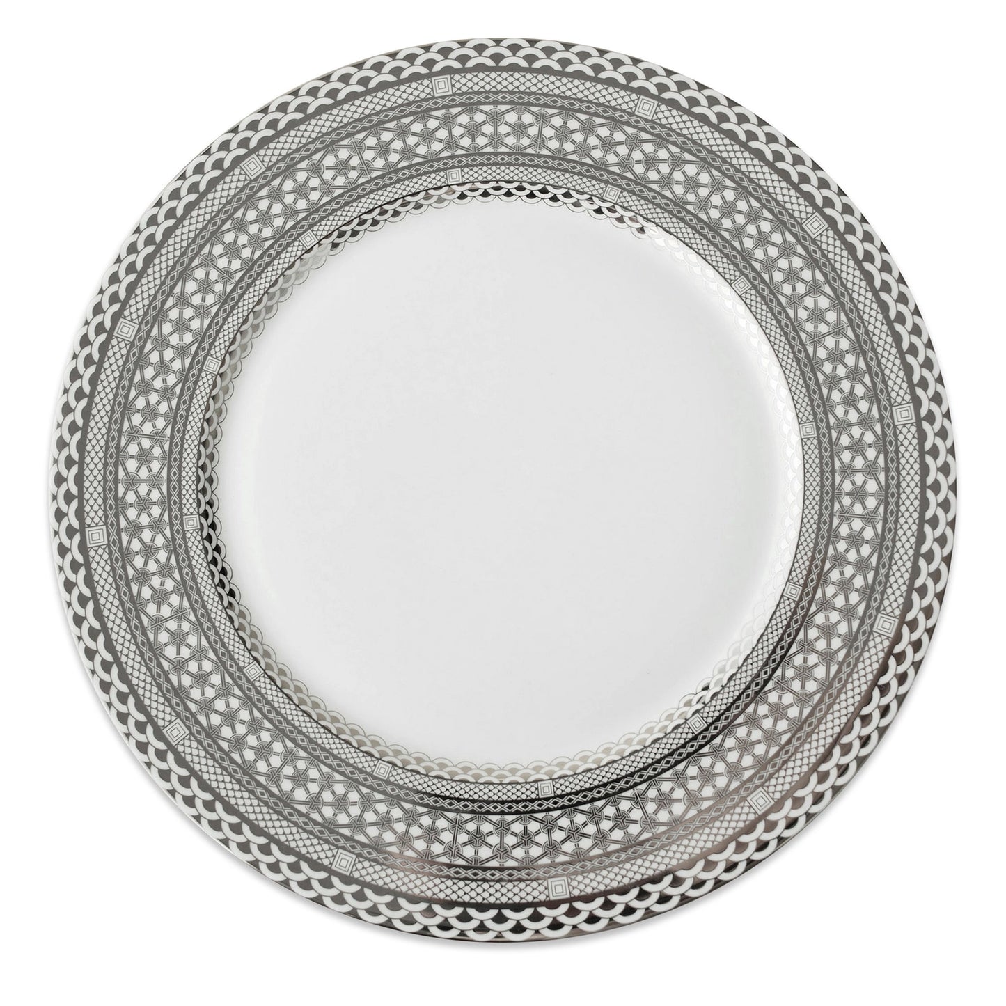 Hawthorne Ice Platinum Charger Plate