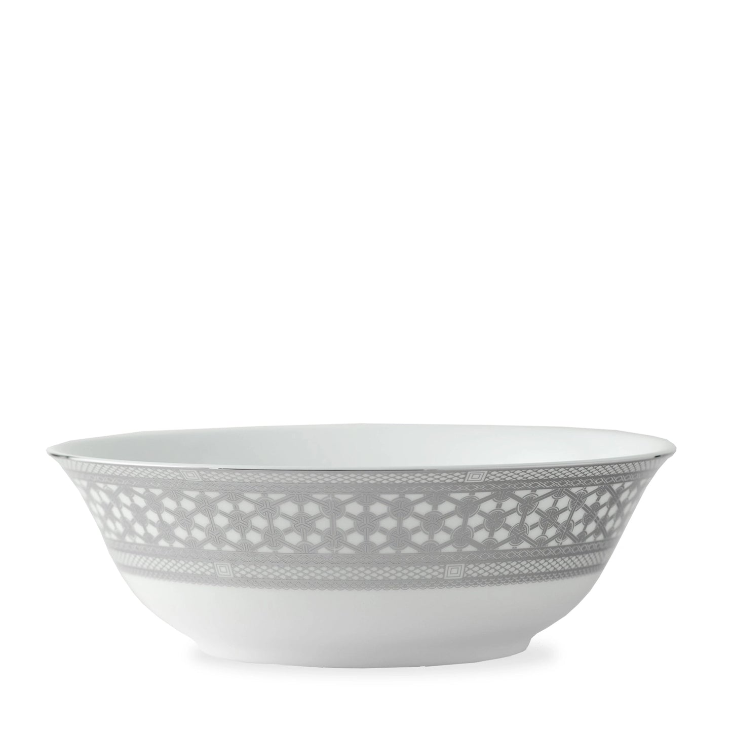 Hawthorne Ice Platinum Medium Serving Bowl