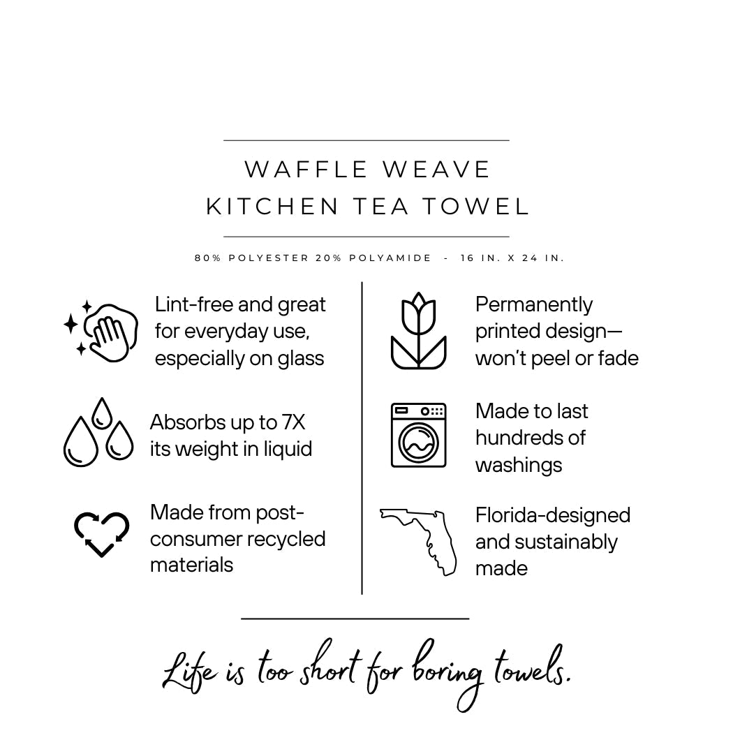BBQ Grilling Waffle Weave Towel - NY Gift Boutique
