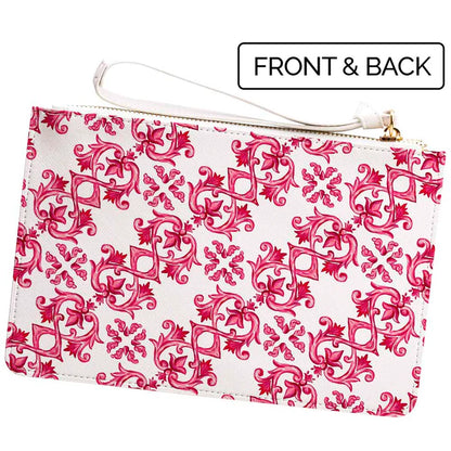 Maiolica Red Clutch Bag