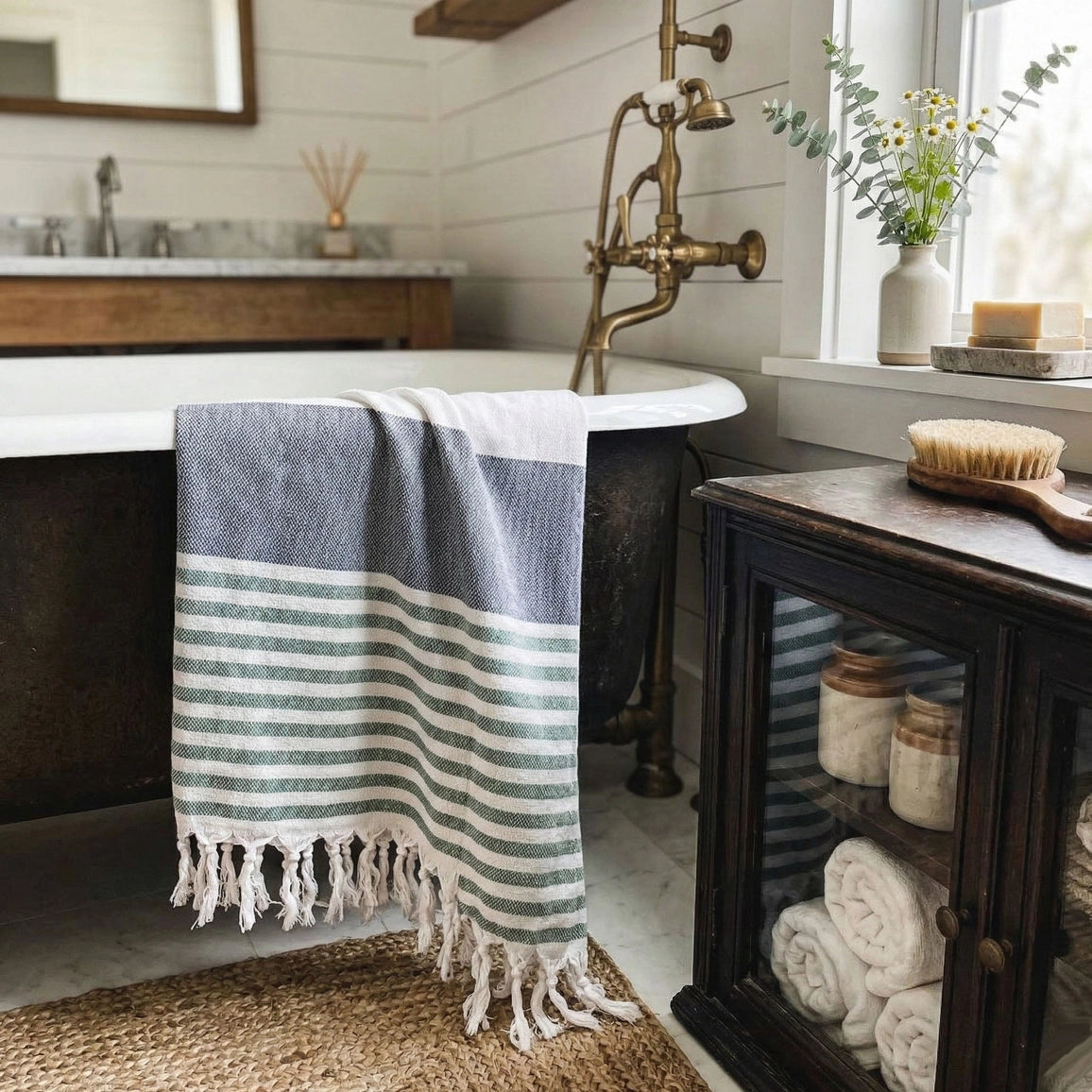 Turkish Large Beach/Bath Towel - NY Gift Boutique