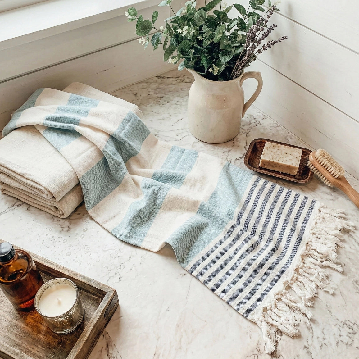 Turkish Large Beach/Bath Towel - NY Gift Boutique