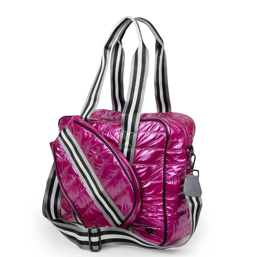 Pickleball Puffer Sport Bag - Pink