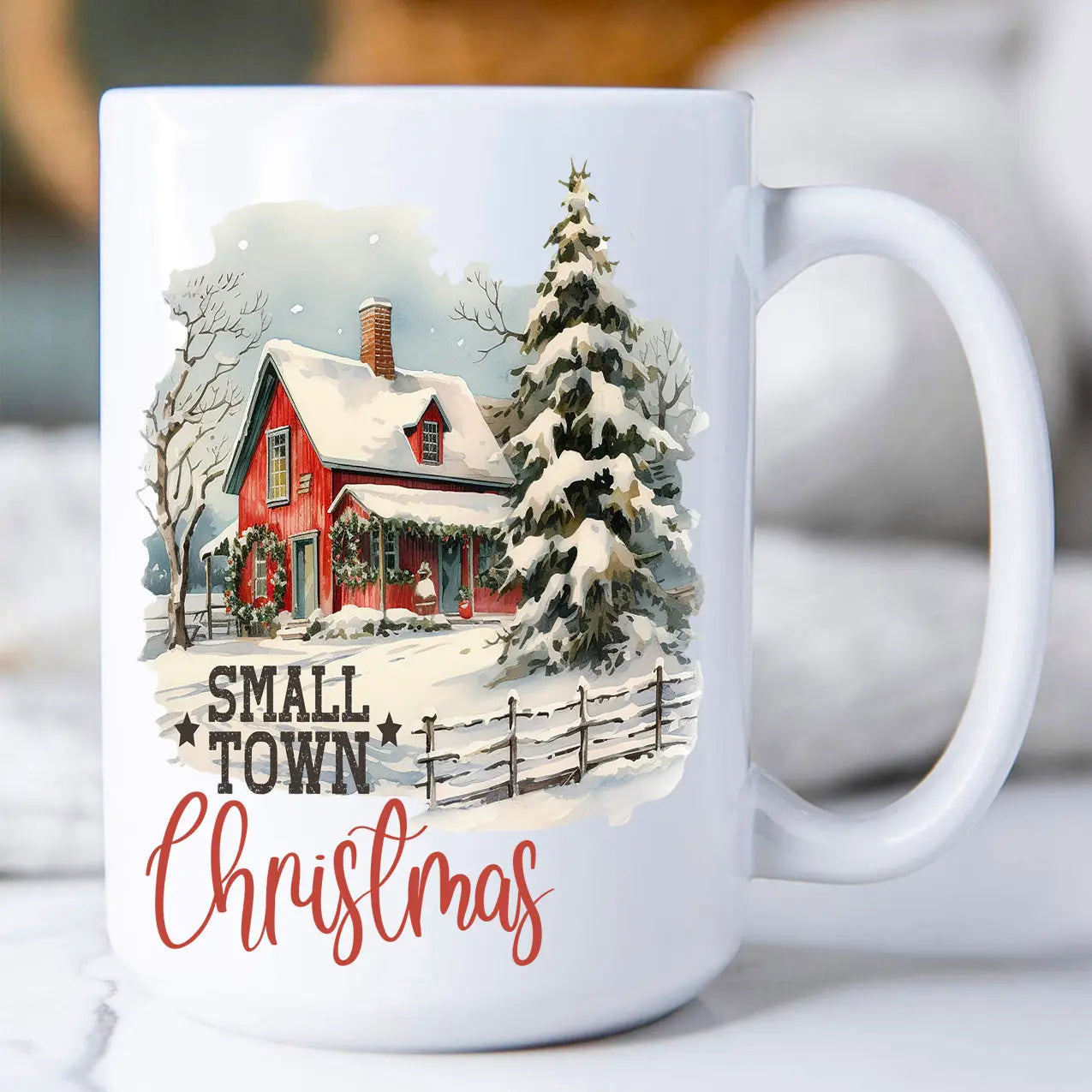 Small Town Christmas Coffee Mug