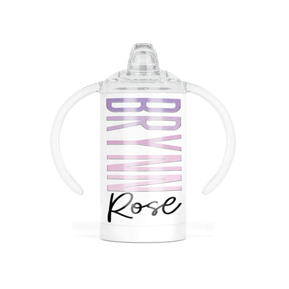 Stainless Steel 12oz Personalized Sippy Tumbler & Lid