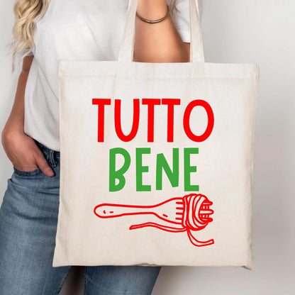Tutto Bene Italian Pasta Tote Bag