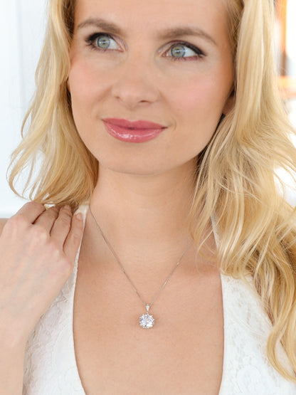 Cubic Zirconia Necklace Pendant