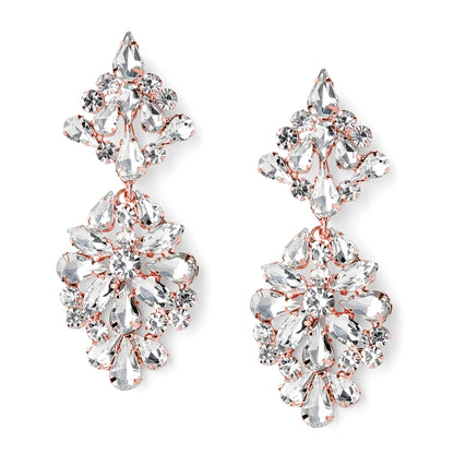 Rose Gold Dangling Earrings 
