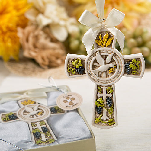 Holy Natures Harvest Theme Cross Ornament