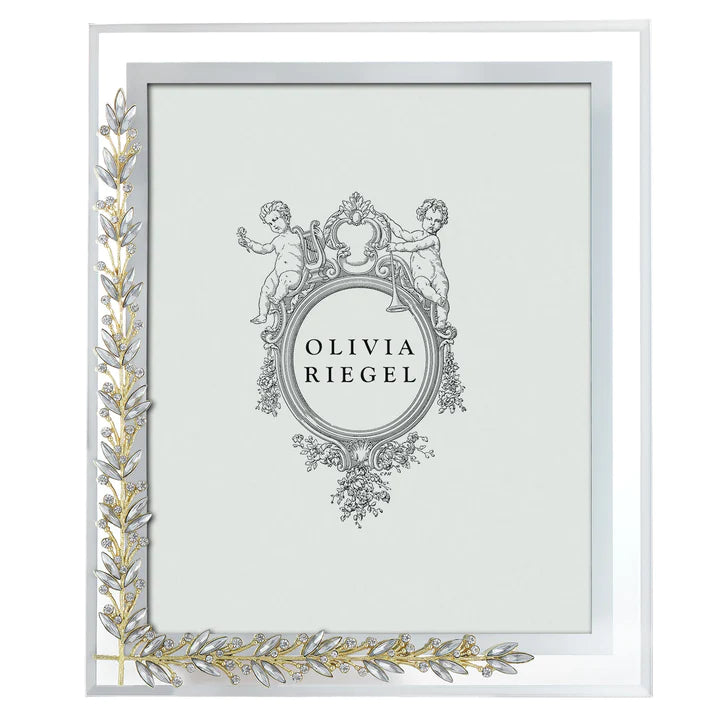 Gold Laurel  8" x 10" Frame by Olivia Riegel