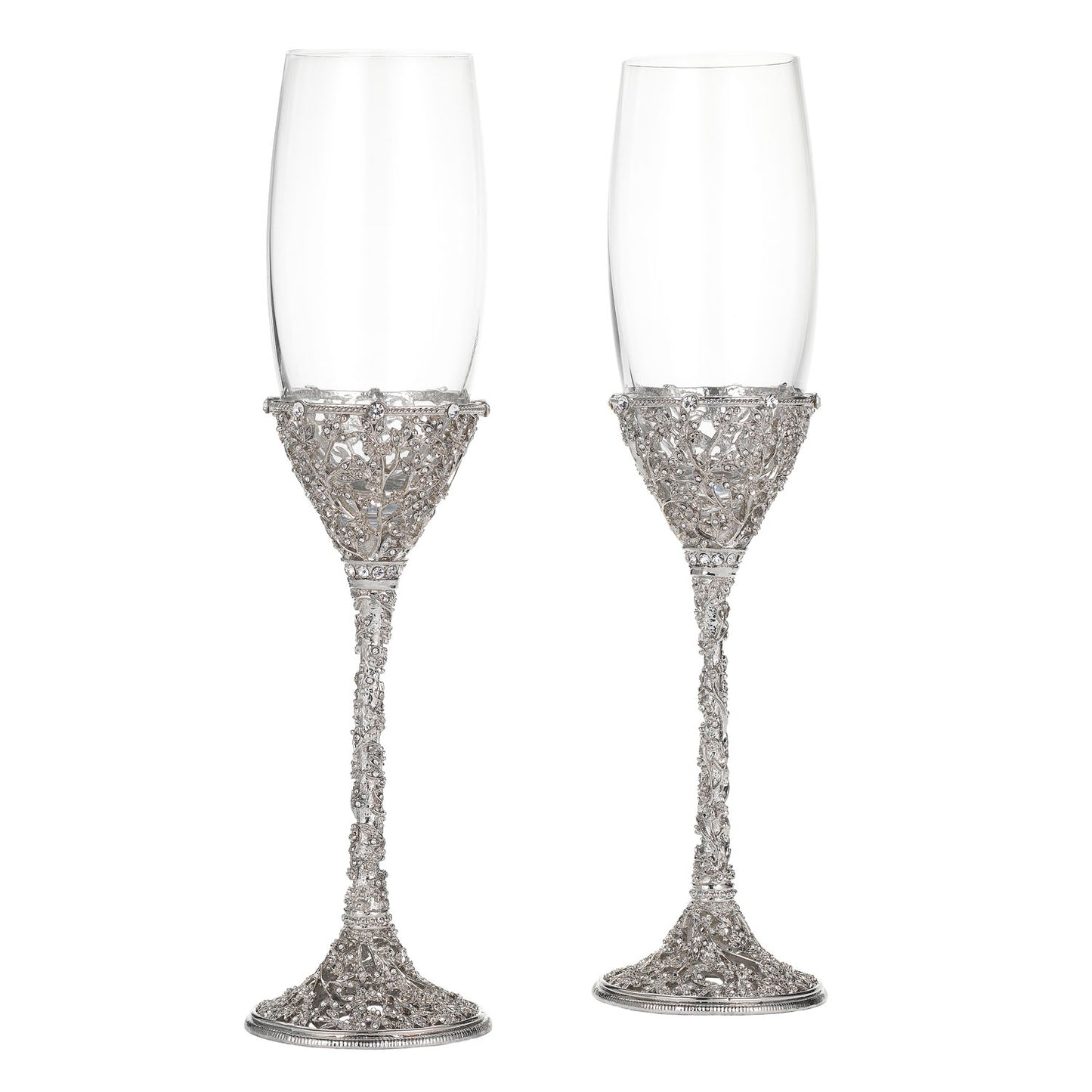 Olivia Riegel Silver Isadora Flute (Set of 2)