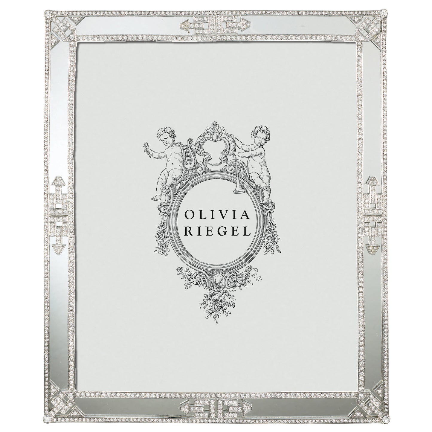 OLIVIA RIEGEL DECO MIRROR 8" x 10" FRAME