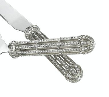Silver Emerson Dessert Serving Set by Olivia Riegel