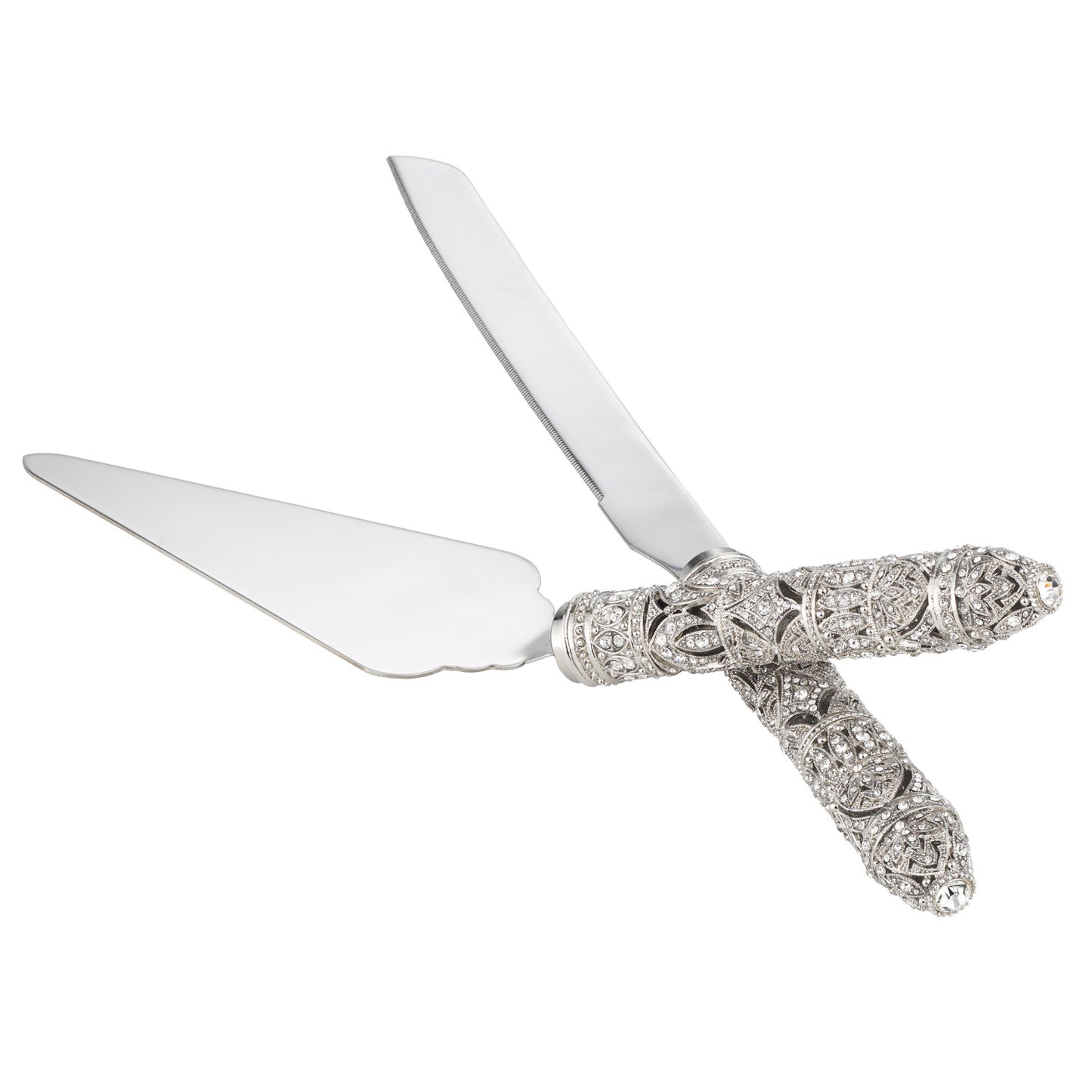 Silver Windsor Dessert Serving Set by Olivia Riegel